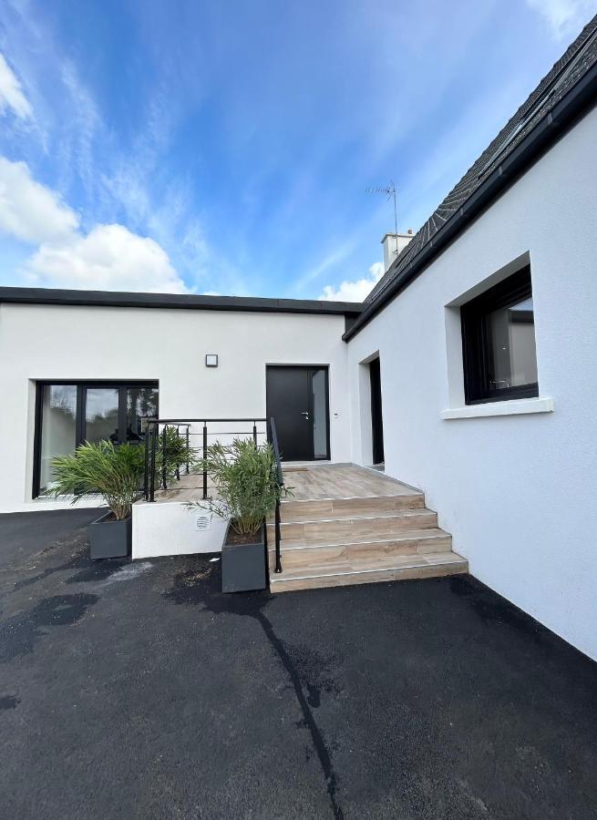Superbe Villa Tout Confort Avec Piscine Chauffee Er Couverte Et Spa A 2 Pas De La Plage Fouesnant Exterior photo