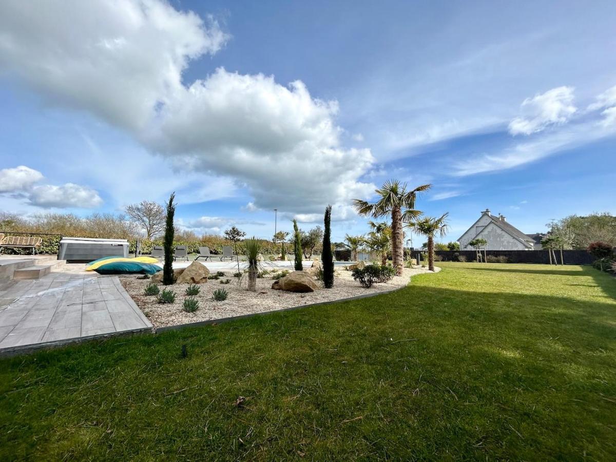 Superbe Villa Tout Confort Avec Piscine Chauffee Er Couverte Et Spa A 2 Pas De La Plage Fouesnant Exterior photo